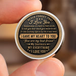 Custom To My Wife I Gave My Heart To You Gifts - Personalized Pocket Hug