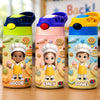 Custom Photo Kids Insulated Water Bottle - Personalized Back To School Gifts For Kids - Future Little Baker