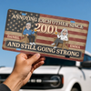 Custom License Plate - Personalized Anniversary Wedding Gifts For Husband And Wife, Him And Her - Still Crazy in Love