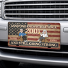 Custom License Plate - Personalized Anniversary Wedding Gifts For Husband And Wife, Him And Her - Still Crazy in Love
