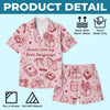 Custom Short Pajama Set - Personalized  Bookish Gifts For Book Lovers, Bookworms, Readers - Just Me and My Book