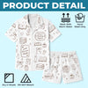 Custom Short Pajama Set - Personalized  Bookish Gifts For Book Lovers, Bookworms, Readers - Books Before Bed