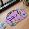 Custom Classroom Decor Shaped Doormat - Personalized Back To School Gifts For Teachers - Teaching with Heart