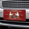 Custom License Plate - Personalized Anniversary Wedding Gifts For Husband And Wife, Him And Her   - Two Hearts, One Home