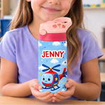 Custom Kids Insulated Water Bottle - Personalized Back To School Gifts For Kids - Adventure Awaits