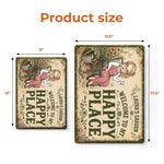 Custom Home Decor Metal Sign - Personalized  Birthday Garden Gifts For Gardeners - Lost In My Floral Wonderland