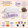 Custom Kids Corduroy Pencil Case - Personalized Back To School Gifts For Kids - Learning Starts Now