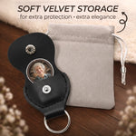 Custom Photo Pocket Hug - Personalized Memorial Sympathy Gifts For Loss Of Mom, Dad - Always Near, Forever Loved