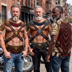 Custom Roman Gladiator T-shirt - Personalized Halloween Costume Birthday Gifts For Husband, Son, Grandson, Yourself - Still Got Armor