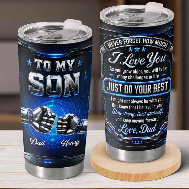 Custom Tumbler - Personalized Birthday Gifts For Son - My Greatest Pride