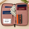 Custom Passport Holder Wallet - Personalized Summer Vacation And Travel Gifts For Wife, Daughter, Besties, Sisters, Granddaughter, Yourself - Adventure Looks Good