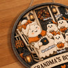 Custom Wood Sign - Personalized Halloween Birthday Gifts For Mom, Grandma - My Favorite Boo Crew