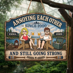 Custom Wood Sign - Personalized Anniversary Wedding Gifts For Husband And Wife, Him And Her - Create Your Own Path
