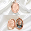 Custom Photo Locket Bouquet Charm – Personalized Personalized Memorial Sympathy Gifts For Brides - Walk Down The Aisle Together