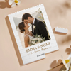 Custom Photo Building Brick Blocks - Personalized Anniversary Wedding Gifts For Husband And Wife, Him And Her - Our Forever Begins
