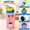 Custom Kids Insulated Water Bottle - Personalized Back To School Gifts For Kids - Ready For Adventure