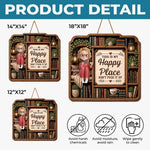 Custom Wood Sign - Personalized Bookish Gifts For Book Lovers, Bookworms, Readers - Just One More Chapter