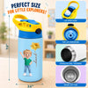Custom Kids Insulated Water Bottle - Personalized Back To School Gifts For Kids - Big Dreams Start Small