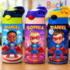 Custom Photo Kids Insulated Water Bottle - Personalized Back To School Gifts For Kids - Hero In Training