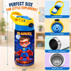 Custom Photo Kids Insulated Water Bottle - Personalized Back To School Gifts For Kids - Hero In Training