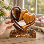 Custom Acrylic Plaque - Personalized Anniversary Wedding Gifts For Husband And Wife, Him And Her - Together Every Season