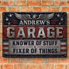 Custom Mechanic Home Decor Metal Sign - Personalized Birthday Gifts For Husband, Son, Grandson, Brother, Grandpa, Dad, Yourself - Garage State Of Mind