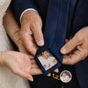 Custom Photo Tie Patch – Personalized Wedding  Gifts For Dad, Grandpa, Father Of The Bride, Father Of The Groom - Always By Your Side, Dad