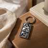 Custom Photo Metal Keychain - Personalized Anniversary Wedding Gifts For Husband And Wife, Him And Her - My Favorite Place Is You