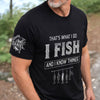 Custom T-Shirt - Personalized Birthday Fishing Gifts For Fisherman, Husband, Son, Grandson, Brother, Grandpa, Dad, Yourself - Hooked On Fishing