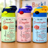 Custom Kids Insulated Water Bottle - Personalized Back To School Gifts For Kids, Granddaughter, Grandson, Daughter, Son - Always Remember You Are Braver Than You Think