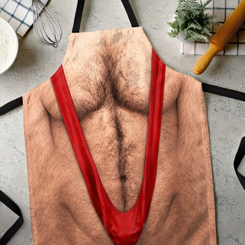 Custom Funny Apron - Personalized Birthday Gifts For Husband, Son, Grandson, Brother, Grandpa, Dad, Yourself - An Apron For The Wild At Heart