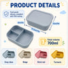 Custom Kids Silicone Lunch Box - Personalized Back To School Gifts For Kids - School Days Ahead