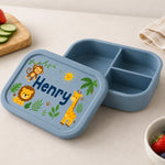 Custom Kids Silicone Lunch Box - Personalized Back To School Gifts For Kids - School Days Ahead