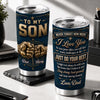 Custom Tumbler - Personalized Birthday Gifts For Son - Stay Strong And Believe In Yourself