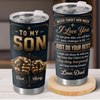 Custom Tumbler - Personalized Birthday Gifts For Son - Stay Strong And Believe In Yourself