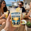 Custom Beach House Party Cups - Personalized Summer Vacation And Travel Gifts For Mom, Dad, Brother, Sister - Make Summer Memories