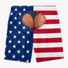 Custom Funny Patriotic Men Swim Trunks - Personalized Birthday Gifts For Husband, Son, Grandson, Brother, Grandpa, Dad, Yourself - Worth A Second Look