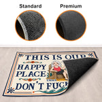 Custom Home Decor Decorative Mat - Personalized Summer Vacation And Travel Gifts For Husband And Wife, Him And Her - Love Lives Here, Always