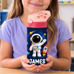 Custom Kids Insulated Water Bottle - Personalized Back To School Gifts For Kids - Little Steps Big Dreams
