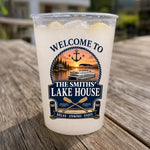 Custom Lake House Party Cups - Personalized Summer Vacation And Travel Gifts For Mom, Dad, Brother, Sister - Lake Days Last Forever