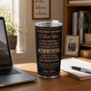 Custom Tumbler - Personalized Birthday Gifts For Son - Keep Moving Forward Always
