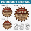 Custom Wood Sign - Personalized Birthday Gifts For Husband, Son, Grandson, Brother, Grandpa, Dad, Yourself - Garage Goals