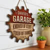 Custom Wood Sign - Personalized Birthday Gifts For Husband, Son, Grandson, Brother, Grandpa, Dad, Yourself - Garage Goals