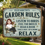 Custom Wood Sign - Personalized Birthday Garden Gifts For Gardeners - My Happy Little Garden Haven
