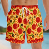 Custom Funny Men Swim Trunks - Personalized Birthday Gifts For Husband, Son, Grandson, Brother, Grandpa, Dad, Yourself - Walk With Confidence