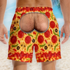 Custom Funny Men Swim Trunks - Personalized Birthday Gifts For Husband, Son, Grandson, Brother, Grandpa, Dad, Yourself - Walk With Confidence