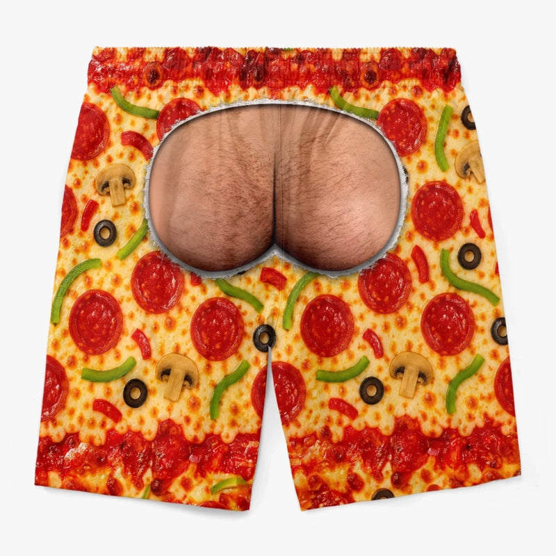 Custom Funny Men Swim Trunks - Personalized Birthday Gifts For Husband, Son, Grandson, Brother, Grandpa, Dad, Yourself - Walk With Confidence