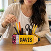 Custom Wooden Pencil Holder - Personalized Teacher Appreciation, Back To School Gifts For Teachers - Teaching With Love Daily