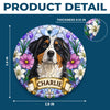 Custom Photo Ceramic Ornament - Personalized Pet Christmas Memorial Sympathy Gifts For Dogs, Cats - Forever Loved Forever Missed