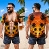 Custom Funny T-shirt - Personalized Summer Vacation And Travel Gifts For Husband, Son, Grandson, Yourself - Tropical Mode On